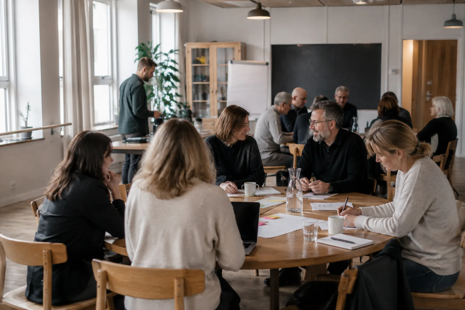 Skandinavisk förening eller organisation under gemensam aktivitet i modern lokal